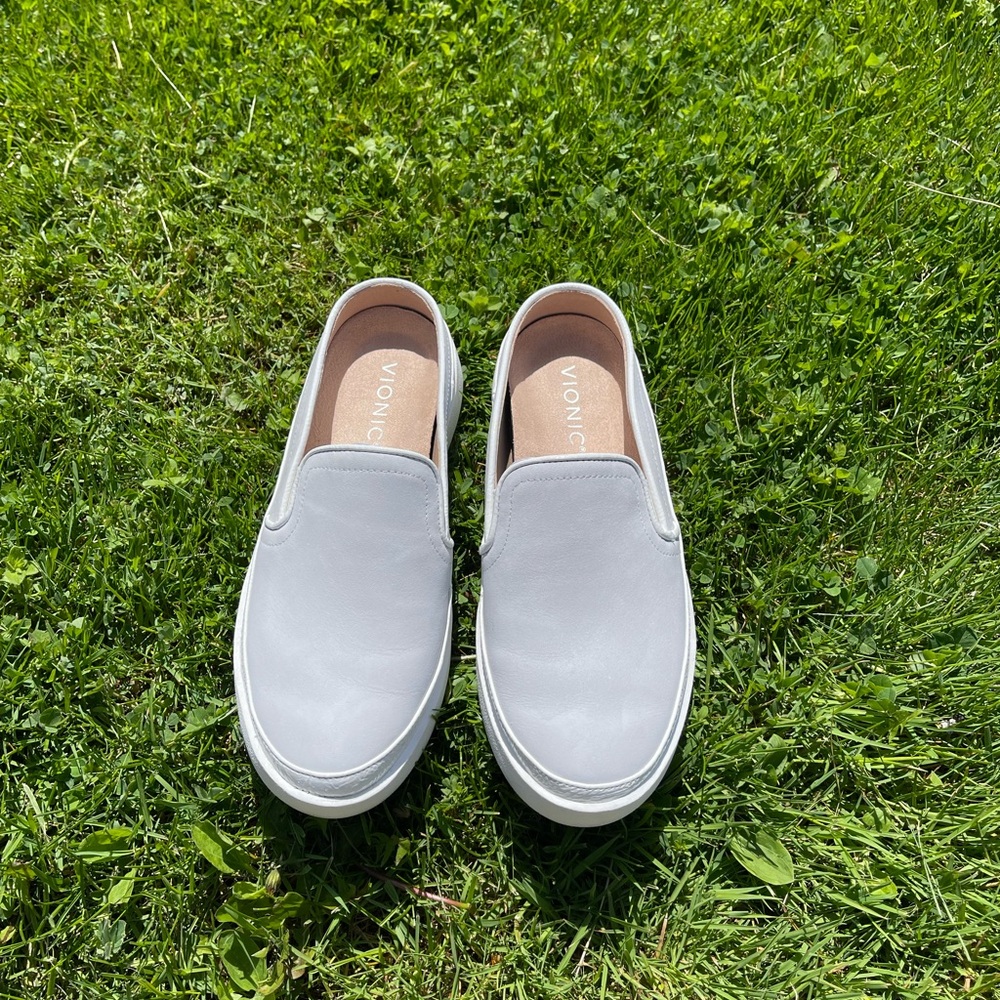 Vionic White Slip-On Sneakers Effortless
